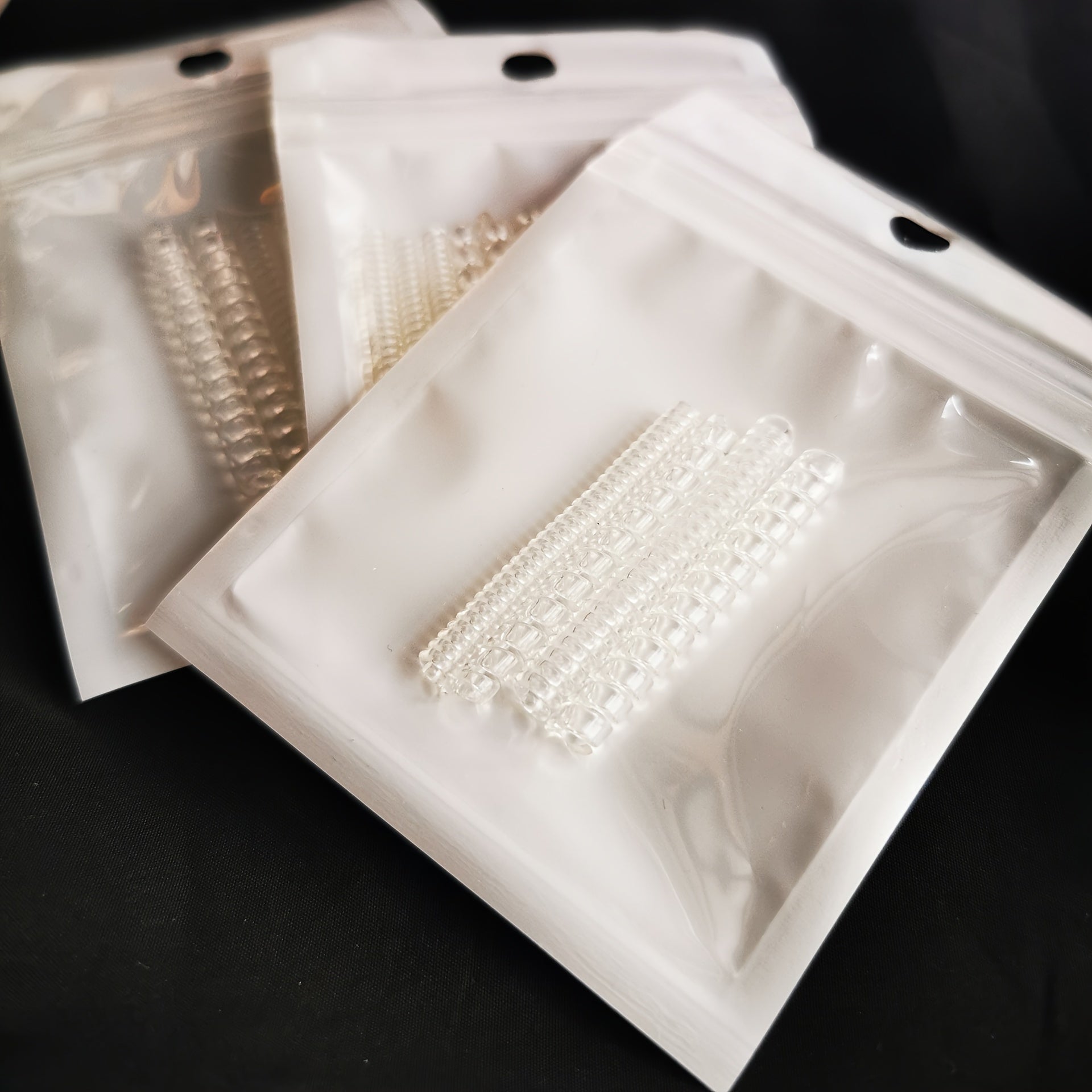 Invisible Ring Sizing Kit with 4 Clear Silicone Fasteners for Loose Rings