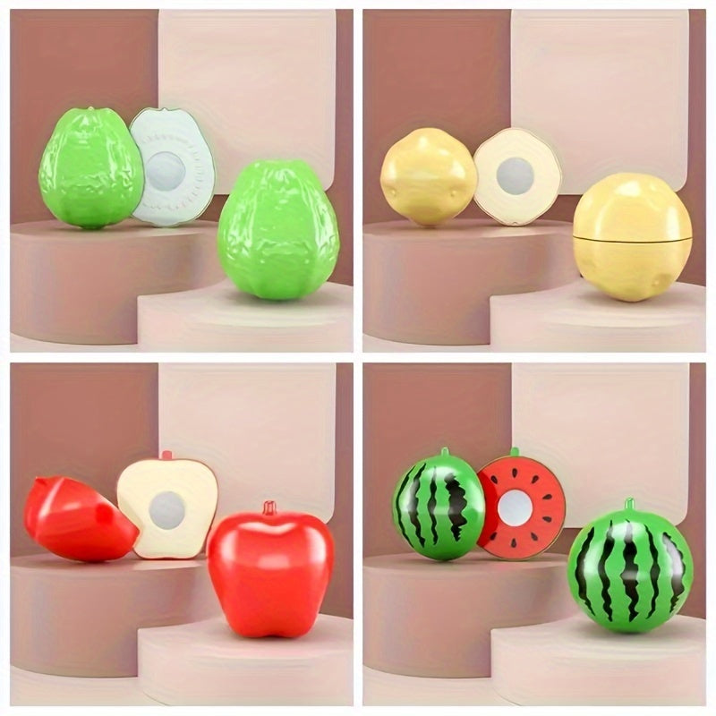 Entertaining Toy Set with Realistic Fruit and Vegetable Designs for Family Role Play and Kitchen Pretend Play