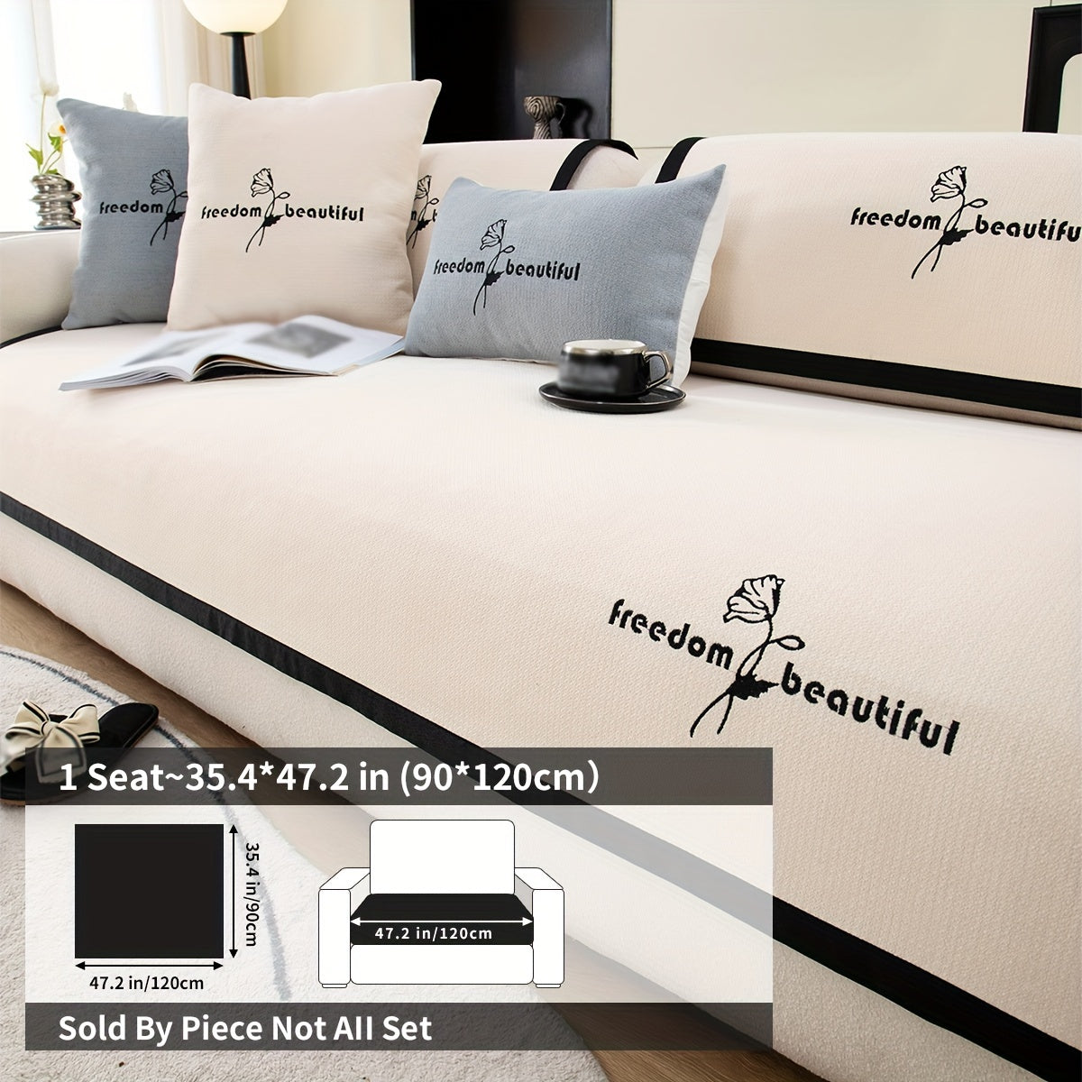 Современная накидка на диван из полиэстера для кресла, loveseat, 3-4 местного секционного