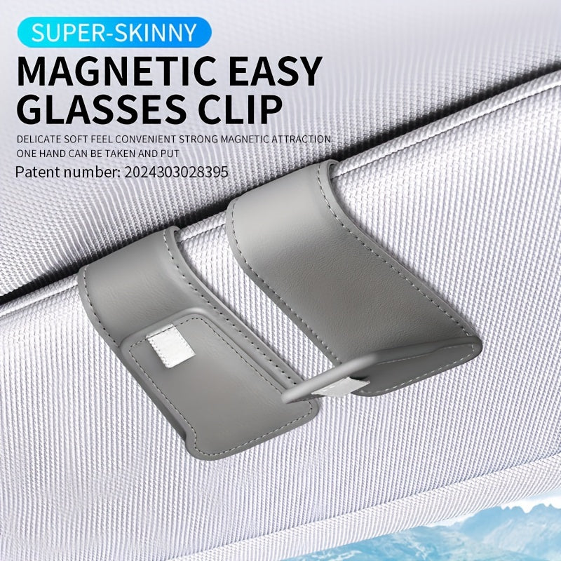 Universal avtomobil quyosh nuri ko‘zoynaklarini saqlash klipi magnit ko‘zoynaklar uchun saqlash tashkilotchisi