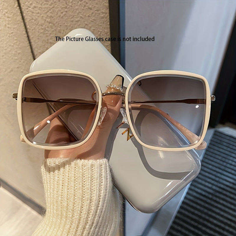 Градиентные квадратные солнцезащитные очки для мужчин и женщин, антибликовое вождение, пляжный отпуск