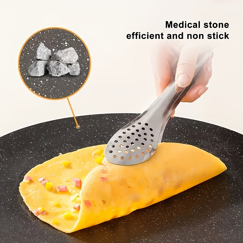 Ko'p funksiyali 35.99 sm qozon temir gril panasi - BBQ va bayram ovqatlari uchun ideal, plita ustida ishlatish uchun xavfsiz, turli o'lchamlarda mavjud