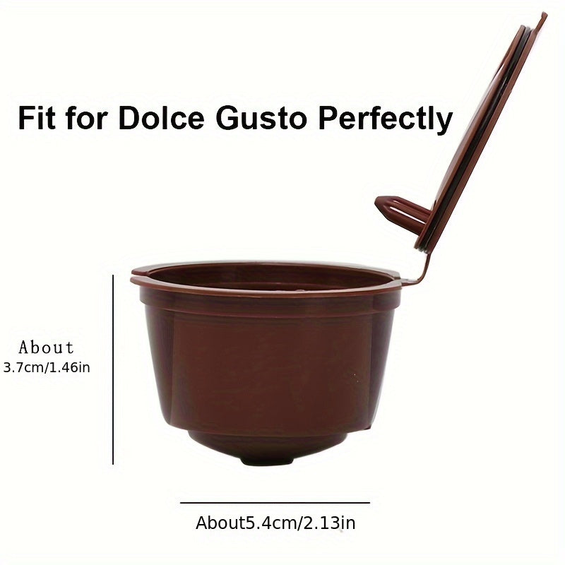 Reusable Coffee Pods 1/3pcs for Dolce Gusto Machines Eco-Friendly Refillable Filters