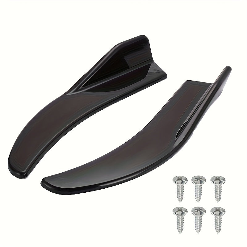 Spoiler de parachoques universal para coche, faldón lateral, labio delantero y trasero, anti-colisión