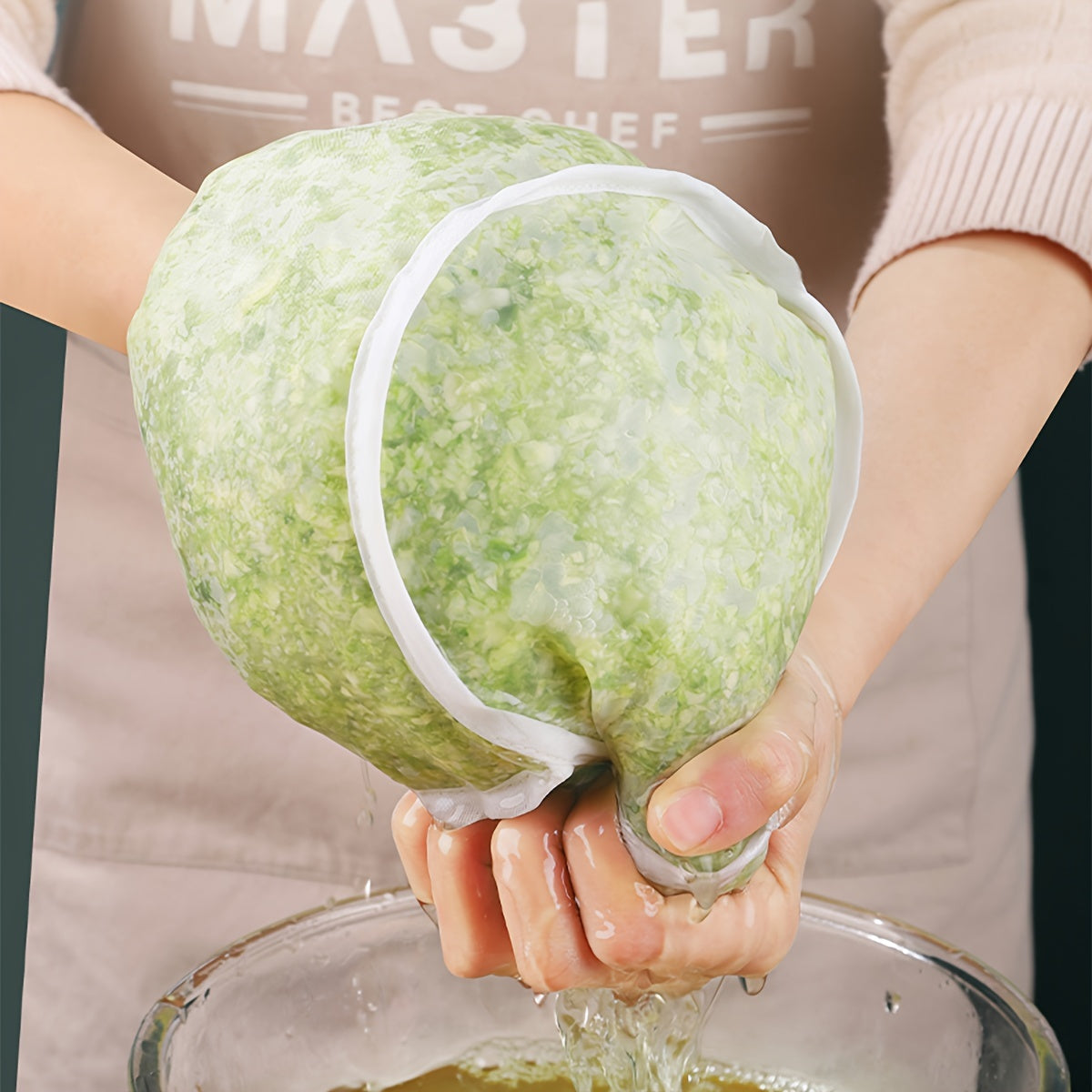 Keng og'ziga ega Naylon Filtr Sumkasi - So'ya sutini, qahvani, sharbatni va vino qoldiqlarini turli xil filtratsiya qilish uchun ideal - Qayta ishlangan ichimliklar uchun mos