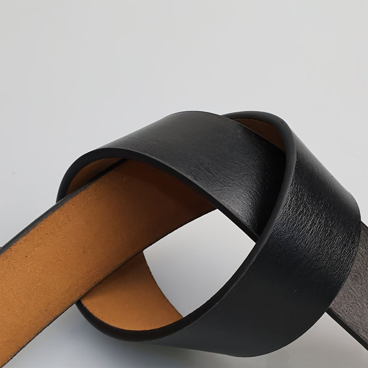 Men's Leather Belt Stylish Buckle-Free Comfortable Gift