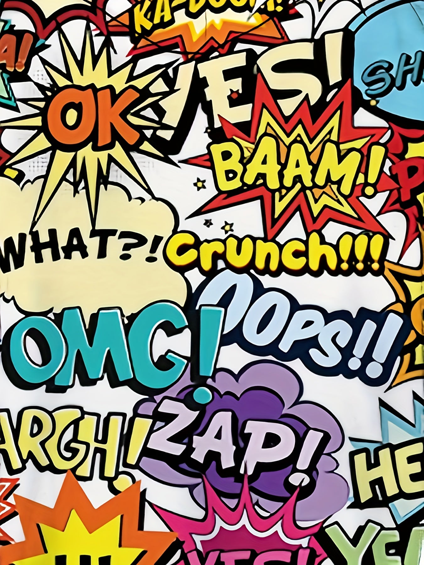 Men's Retro Comic Style Graphic Hoodie with Superhero Print Long Sleeve Fall Winter