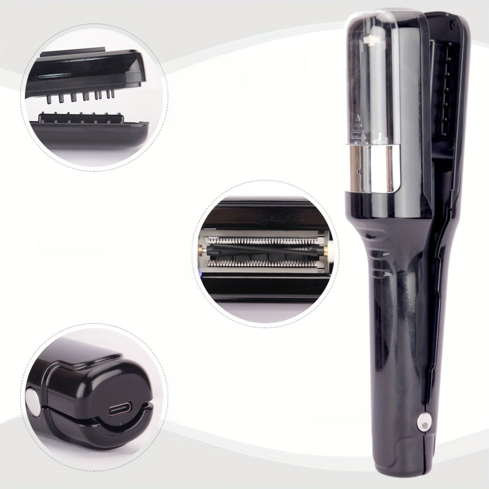 2-in-1 Electric Hair Clipper USB Rechargeable Tip Trimmer for Smooth Hair