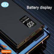 20000mAh Portable Power Bank with 22.5W Fast Charging, Dual USB-C QC PD, LED Display