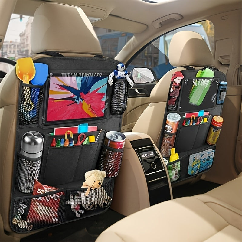 Car Seat Storage Bag Rear Seat Organizer Anti Kick Car Hanging Storage