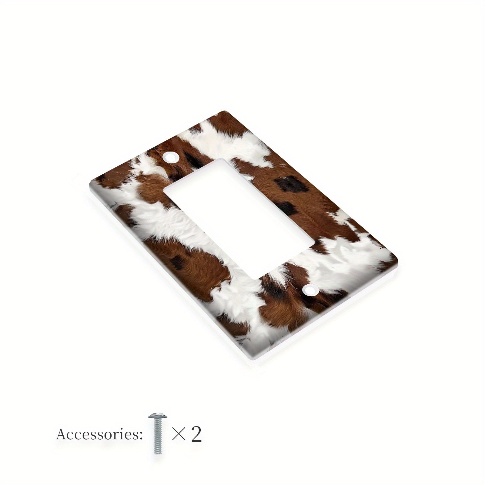 Cow Print Wall Decor Made of Unbreakable Polycarbonate for Bedrooms and Kitchens