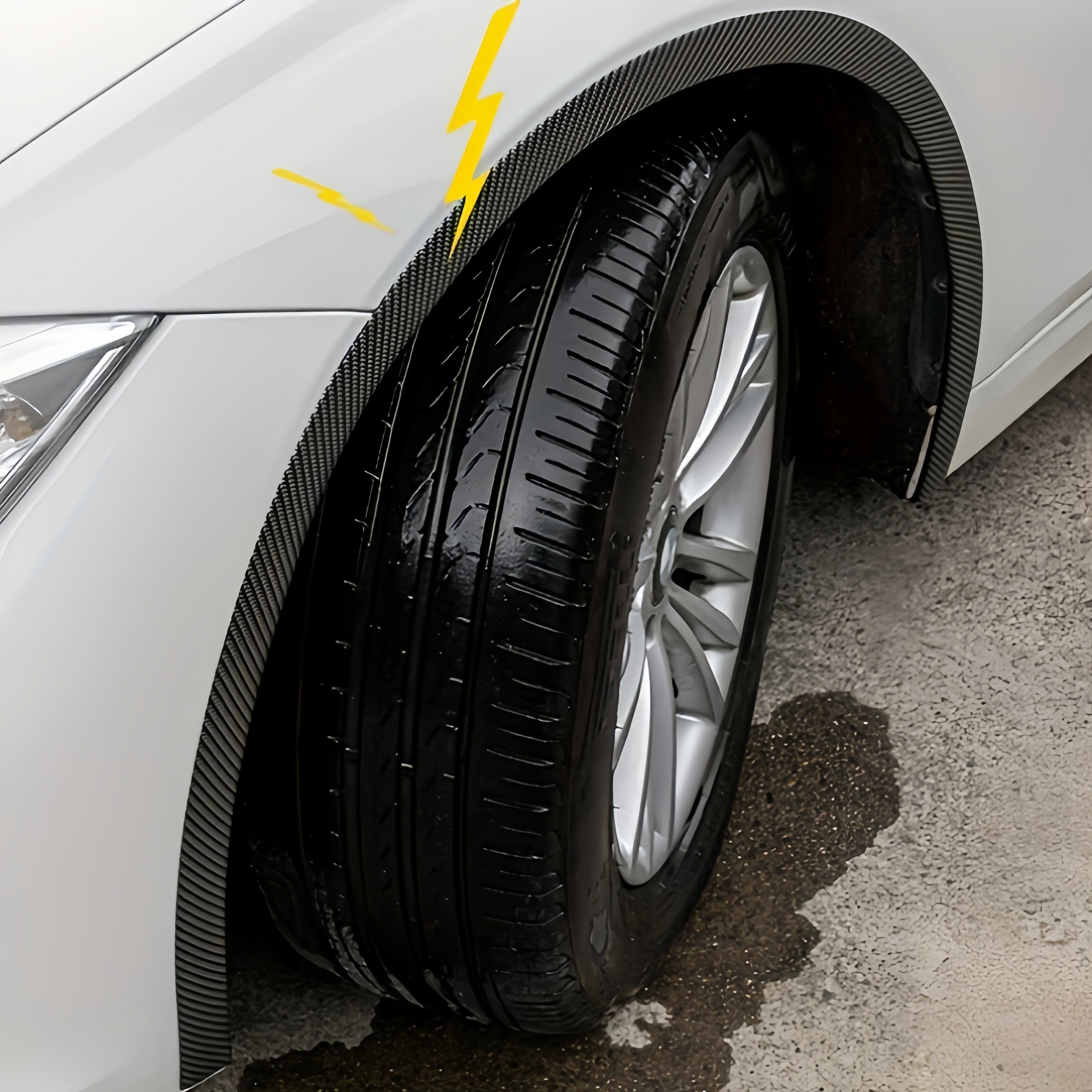 Universal Carbon Fiber Wide Body Wheel Arch Fender Extensions Anti-scratch