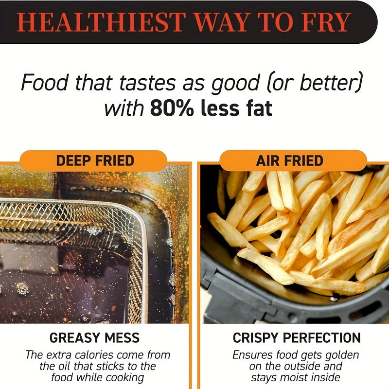 6.5L Ko‘p Funktsiyali Havo Qovuradigan Qurilma Sensorli Ekran Boshqaruvi Sog‘lom Pishirish