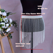 Women's Tassel Waist Chain Beaded Belt for Festivals and Parties