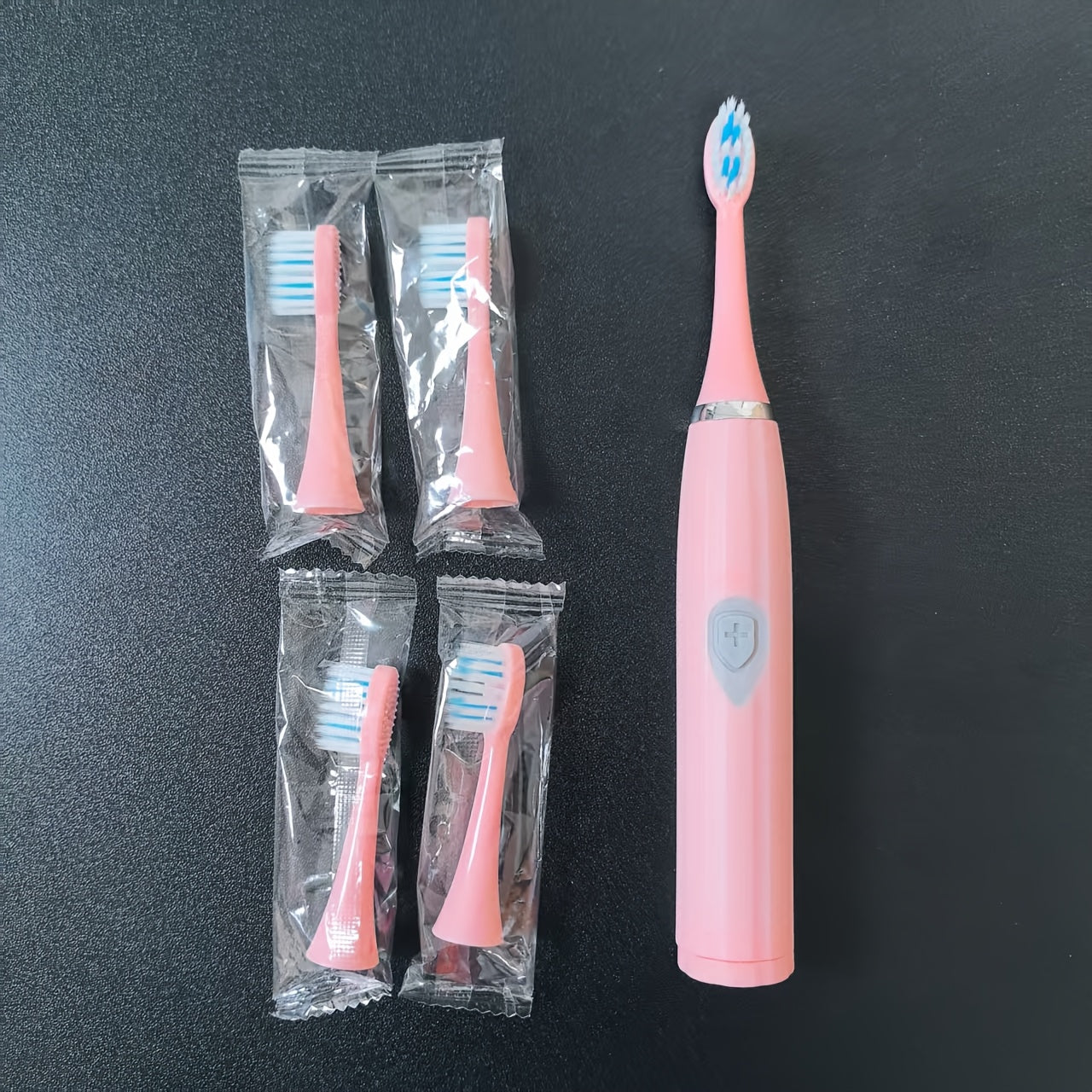 Electric Toothbrush for Sensitive Teeth with 3 Replacement Heads Deep Cleaning Whitening Gift for Adults