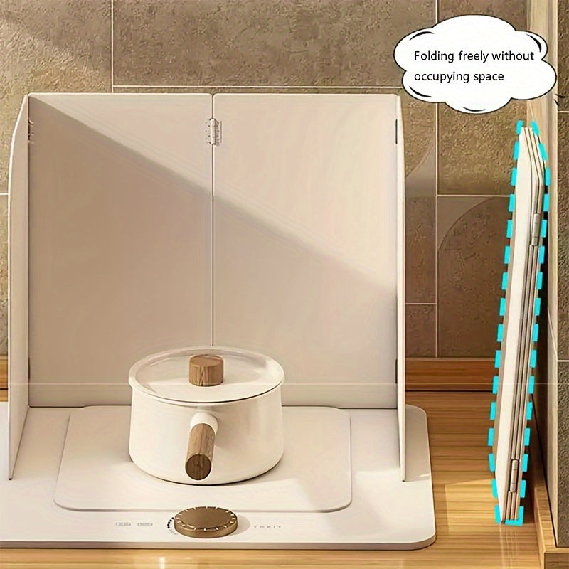 Kitchen Grease Splash Guard Metal Shield for Stovetop Cooking Oil Heat Resistant