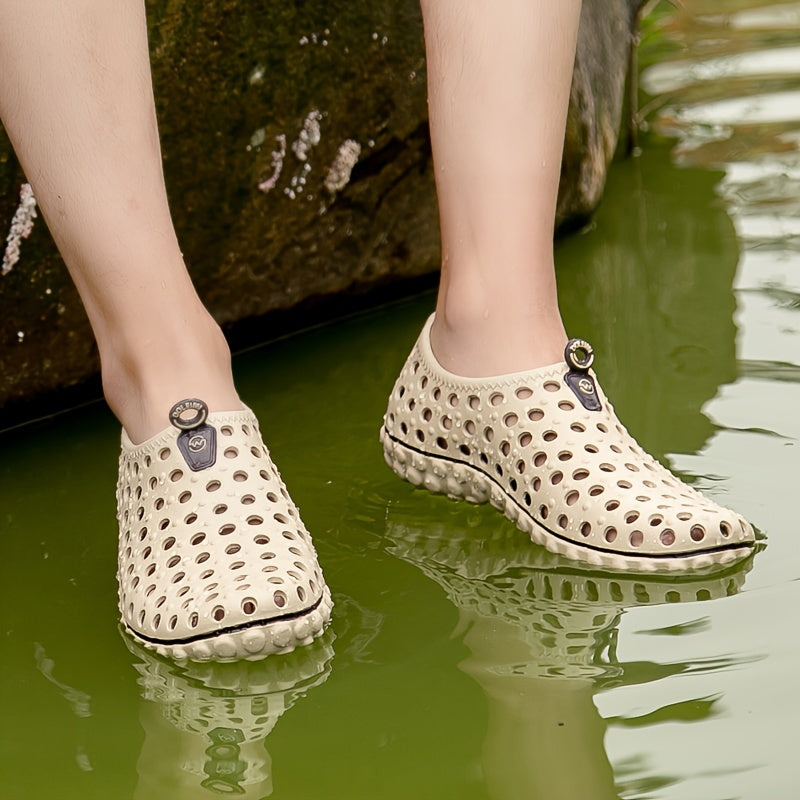 Sandalias de playa para hombre de EVA, slip-on, de color sólido para exteriores