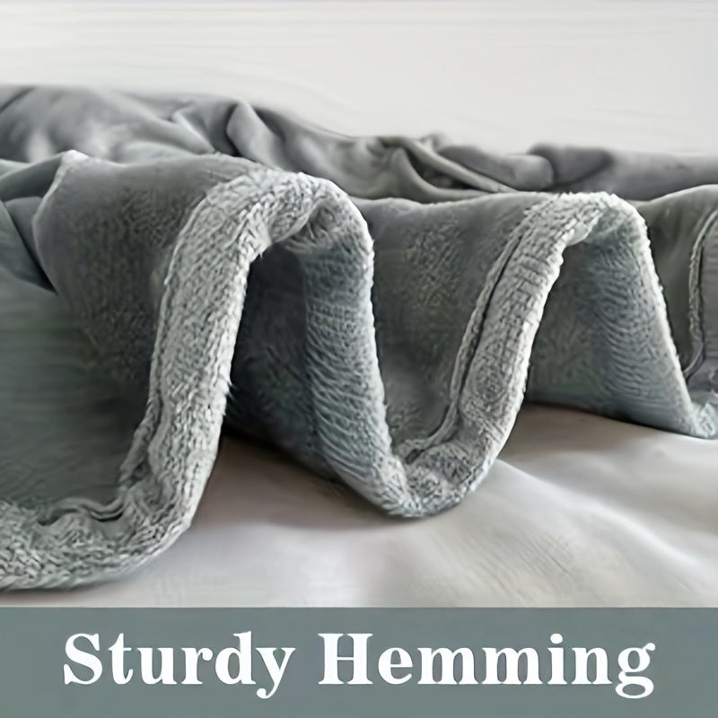Manta de felpa tamaño extra king 3.05m x 3.05m, suave y acogedora de franela para sofá y cama
