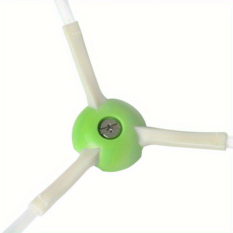 1 dona Yashil Tomon Cho'tkasi iRobot E5, i7, i7 Plus, E6 Seriyalari uchun - Oq Ulanishlar va Vishkalar Mexanizmi bilan Changyutgich Aksessuari - Shaffofdan Yasalgan Mustahkam Tozalash Aksessuari