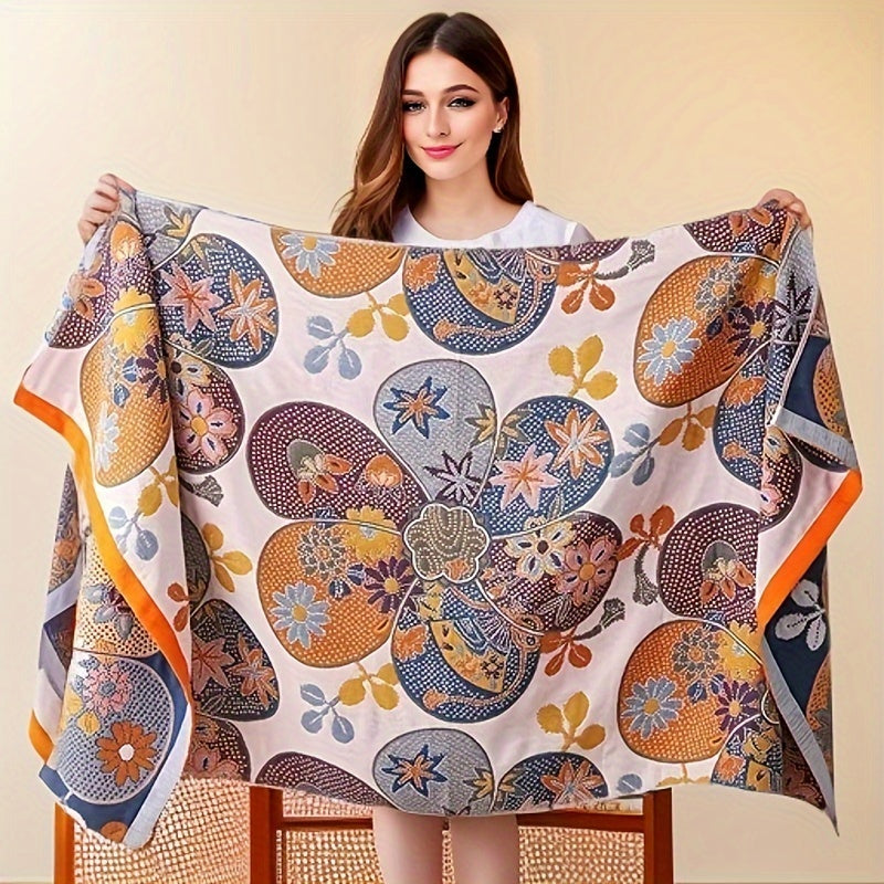 XL 4-слойное взрослое вафельное полотенце из вискозы с современным узором, быстро сохнущее, не линяющее, впитывающее, 30% вискозы, 70% полиэстера, 200 г/м².