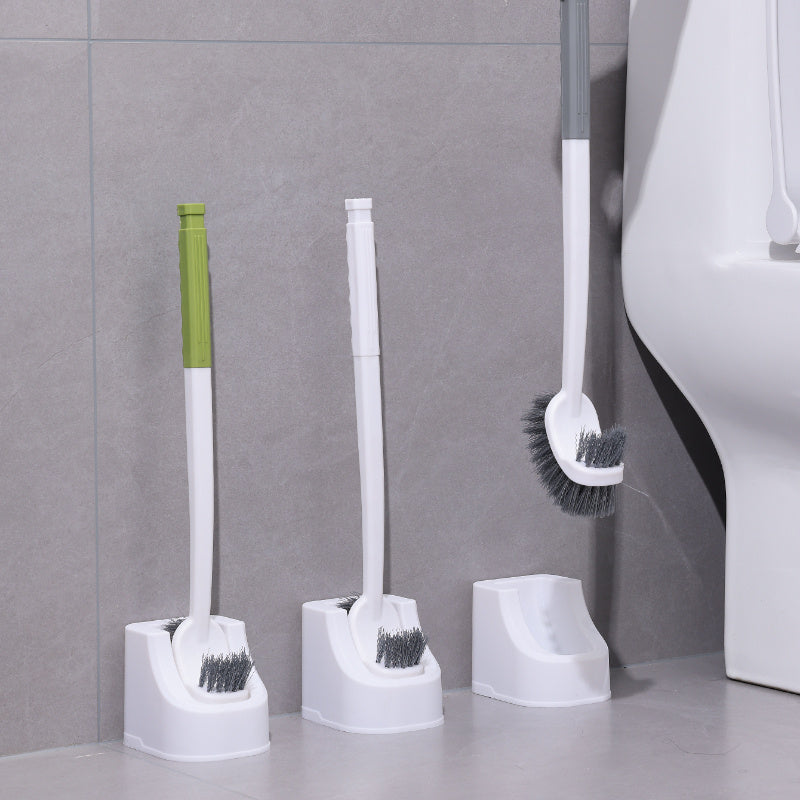Toilet Brush Set with Adjustable Handle Wall Mount Bathroom RV Cleaning