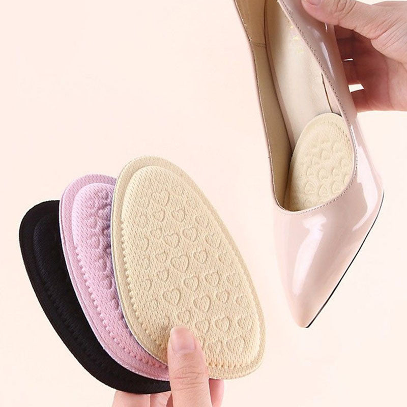 Women's Memory Foam Forefoot Pads Non-Slip Half Insoles for High Heels