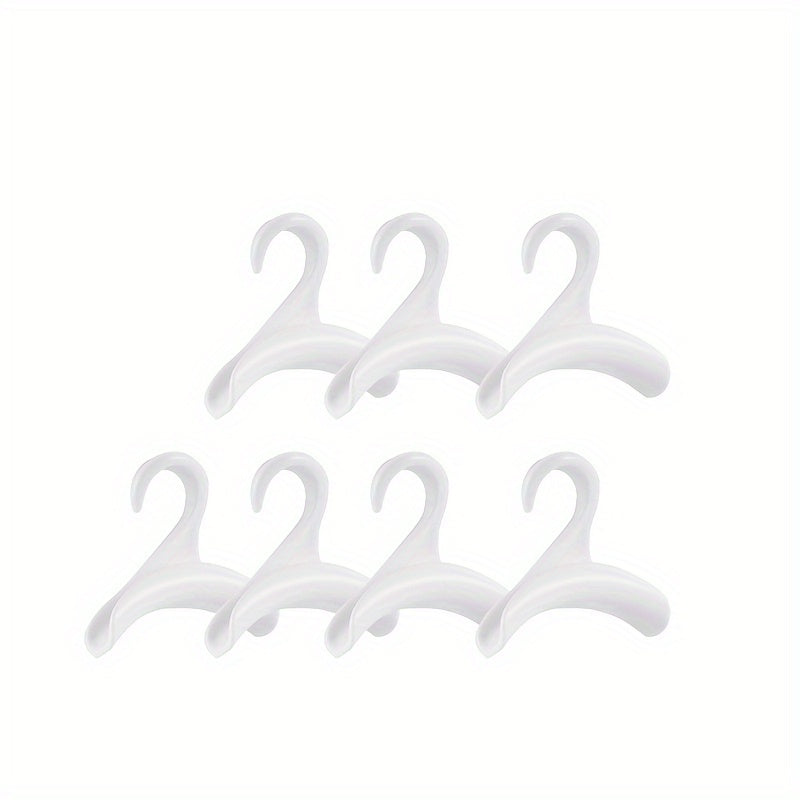 Juego de organizadores de plástico portátiles para armario para bolsas, sombreros y bufandas, ahorro de espacio