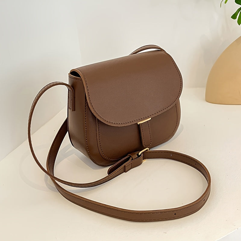 Black Mini Square Bag Crossbody Shoulder Bag Fashion Small PU Bag