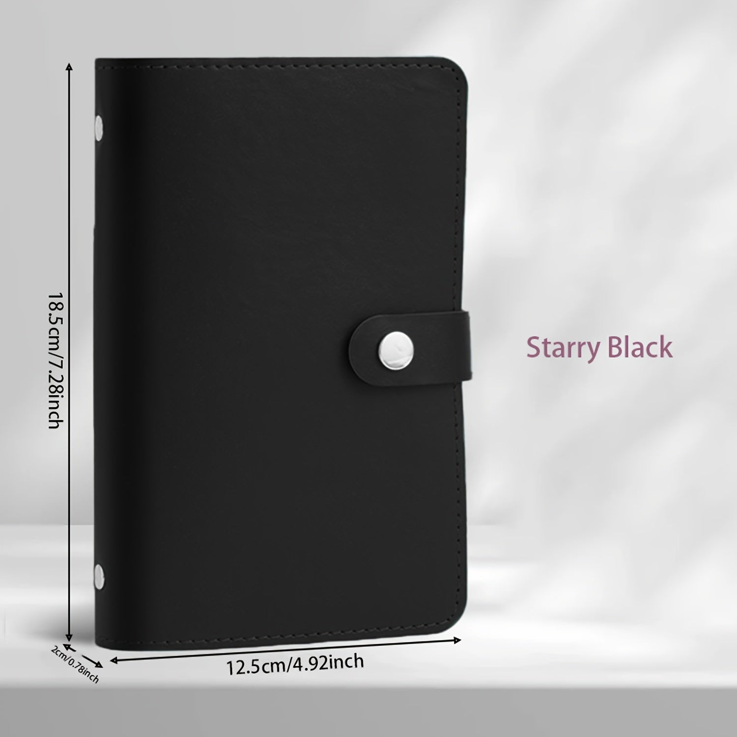 Banknote Storage Book with 100 Pages and Photo Stamps Card Organizer A6 Cash Notebook