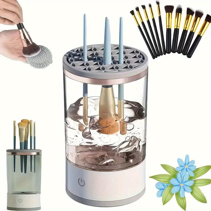 Electric Makeup Brush Cleaner 1/3/5pcs Set USB Powered Deep Cleansing Travel-Friendly Suitable for All Brush Types