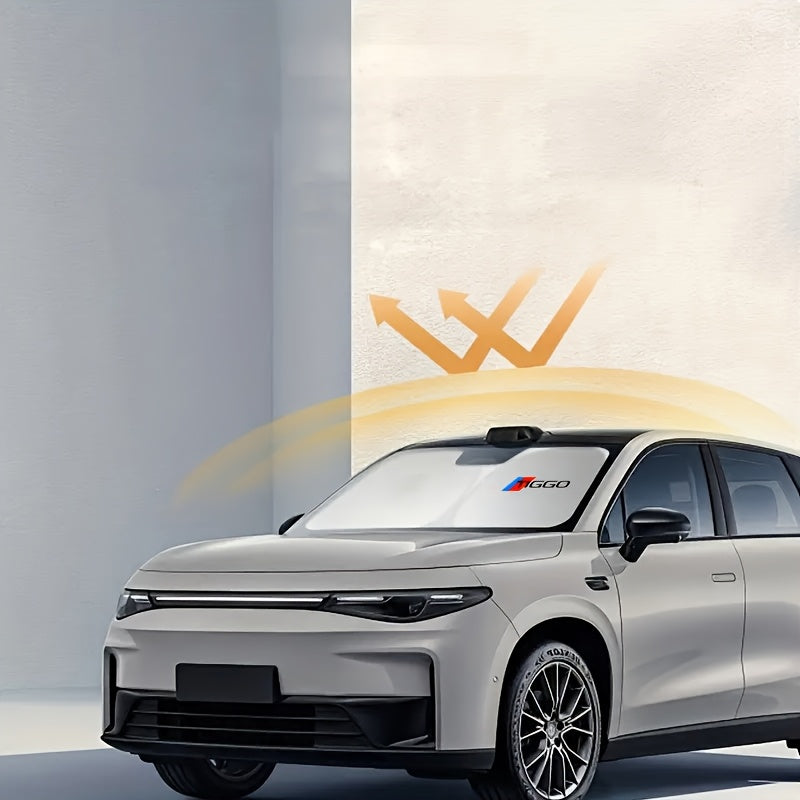 Portable Car Sunshade UV Protection Seamless Windshield Sun Visor