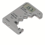 LCD displeyli raqamli batareya tekshirgich AA AAA 9V 1.5V batareyalar uchun