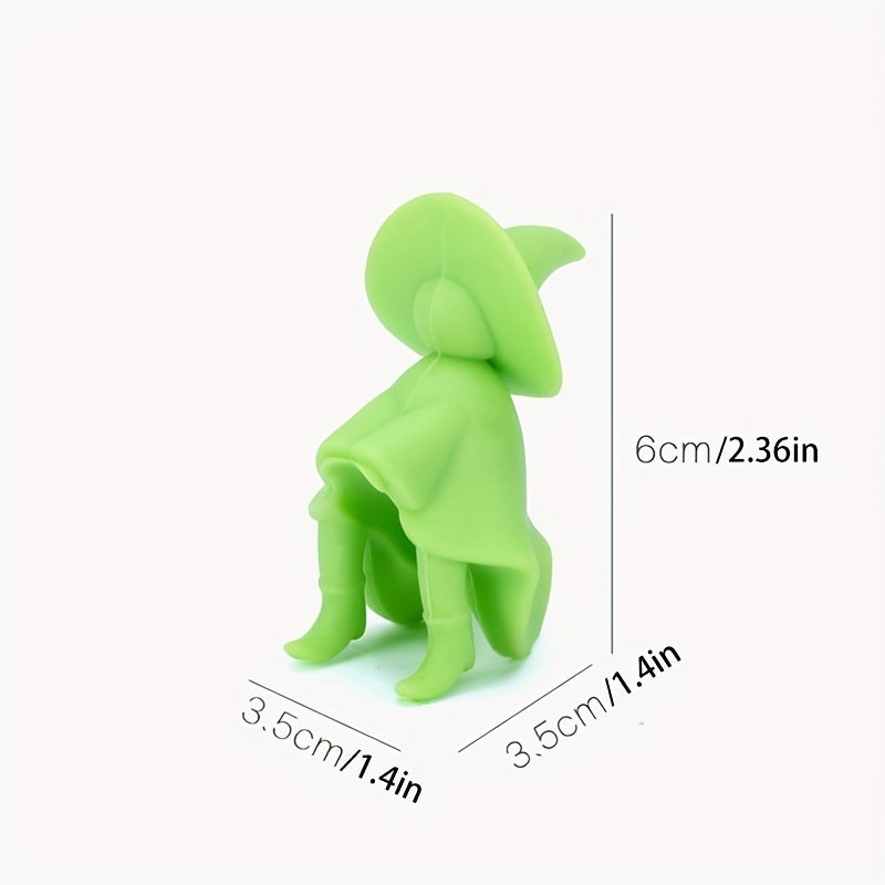 Silicone Pot Lid Holder with Anti-Spill Edge Clamp for Kitchen Use High-Temperature Resistant