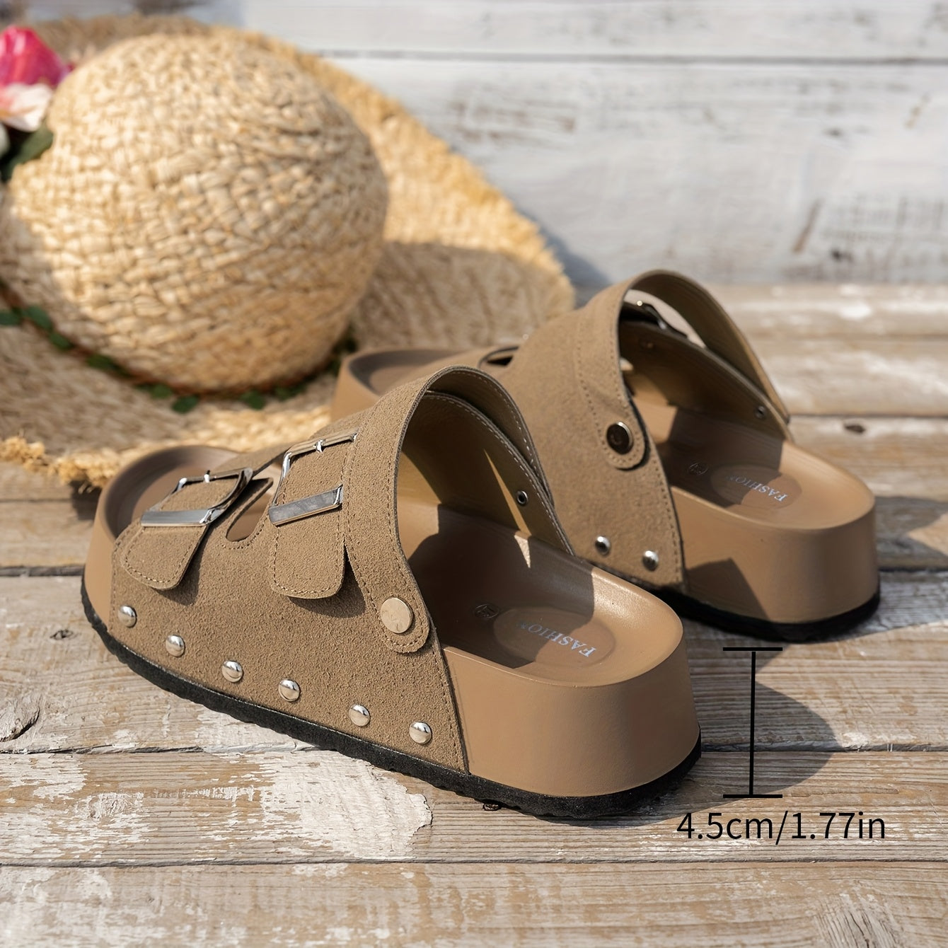 Women's Thick-Soled Retro One-Shoulder Summer Slippers