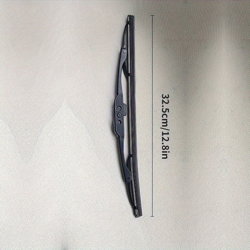 Черная металлическая щетка-стеклоочиститель с натуральной резиной для всех автомобилей с U-образным крюком