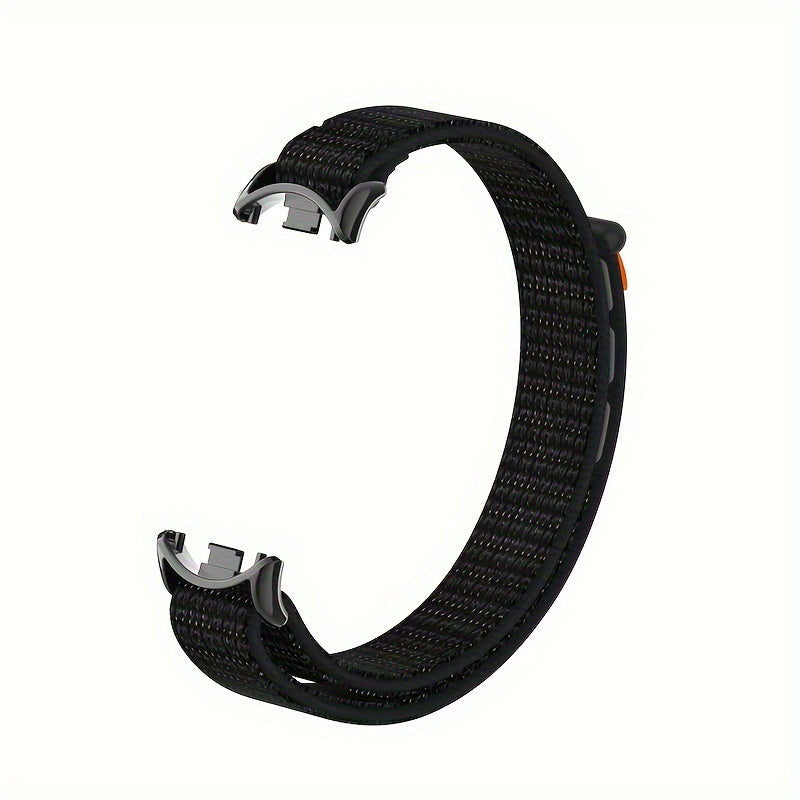 Nylon Loop Strap for Smartwatch Compatible with Mi Band 8 9 9 NFC Polyamide Water-Resistant Not Water Resistant