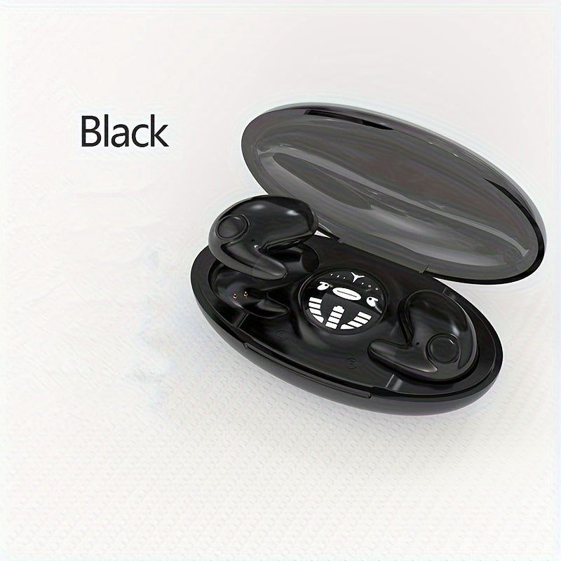 Wireless Sleep Headphones On-Ear Sports Earbuds with Noise Reduction Microphones and Wireless 5.0 for iOS Android Gaming