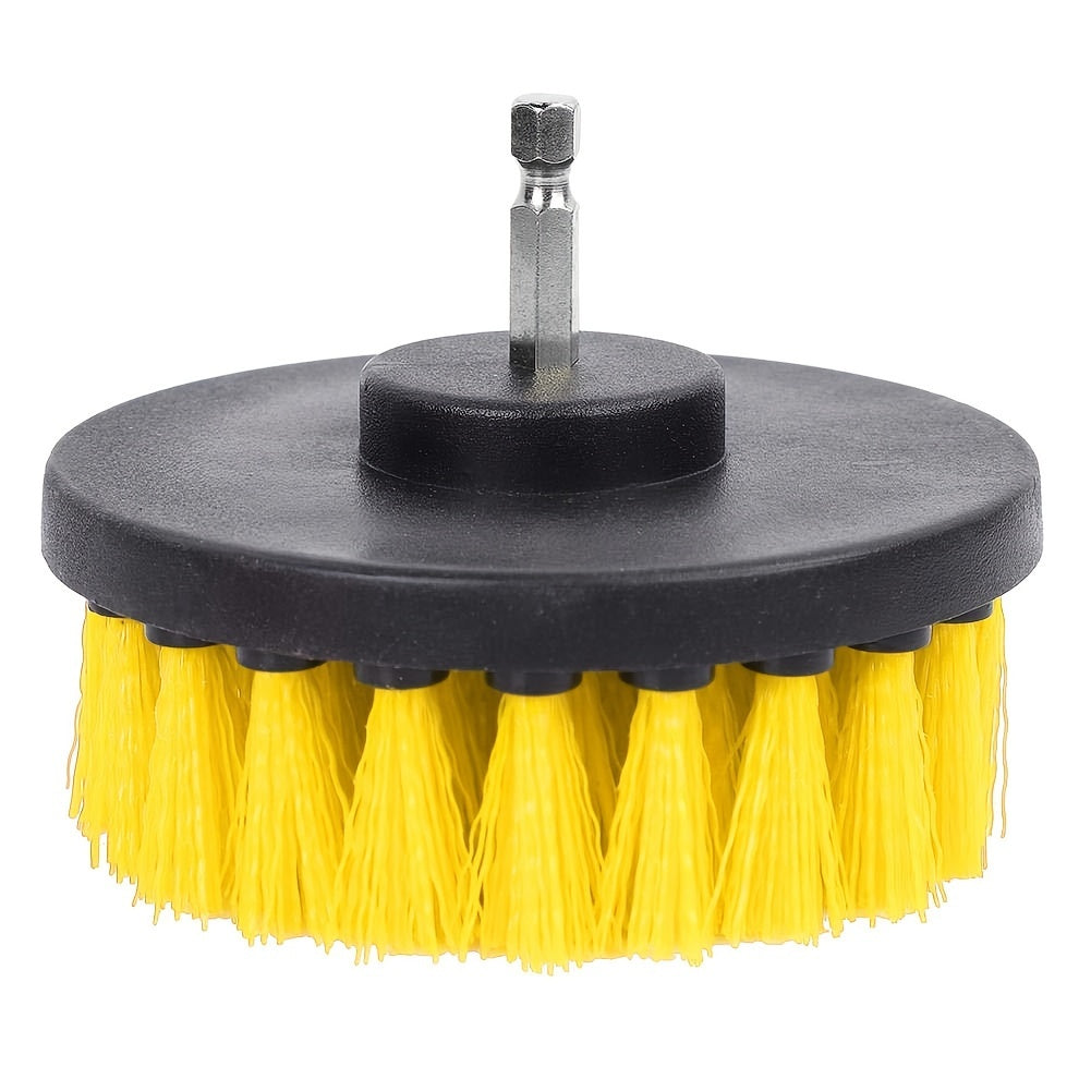 Set of 3 Multi-Surface Cleaning Brushes for Floors Grout Tiles and Car Detailing