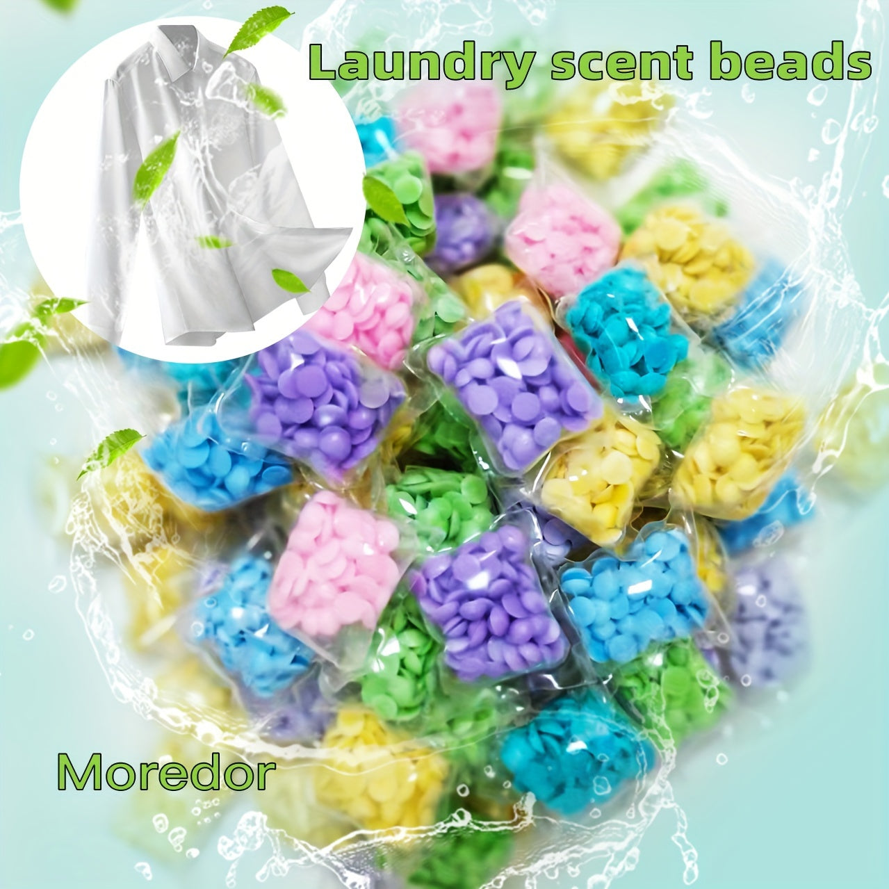 Laundry Scent Beads Double Fragrance Odor Removal Long-Lasting Freshness for Commercial Laundry