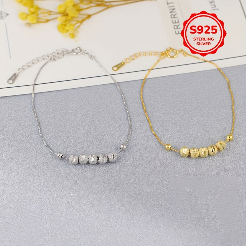 Niche dizaynidagi yuqori sifatli zargarlik sovg'alari uchun oddiy bilaguzuk, 1.5g S925 sterling kumushdan tayyorlangan