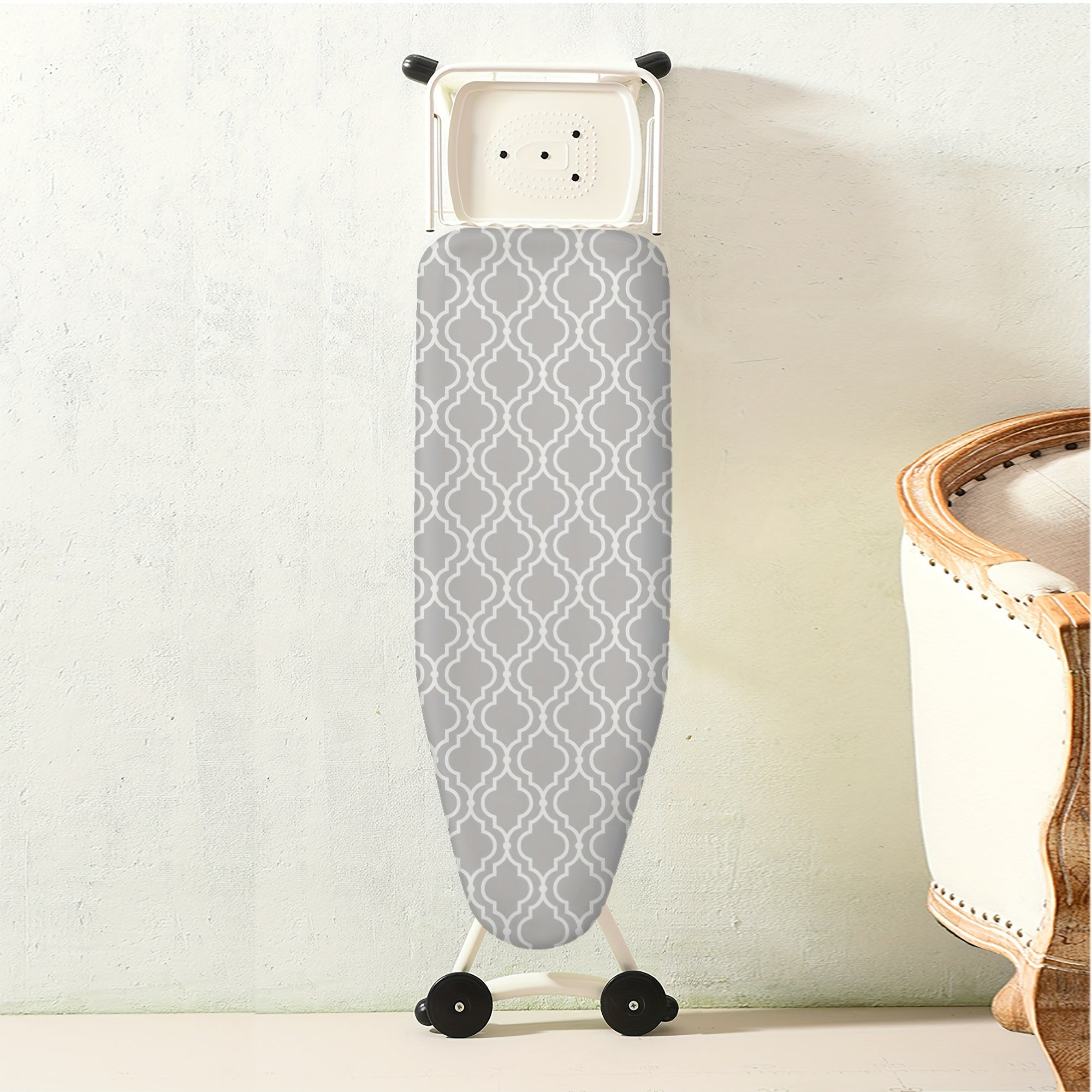 Paquete de accesorios para tabla de planchar, almohadilla de algodón y funda de repuesto resistente a altas temperaturas