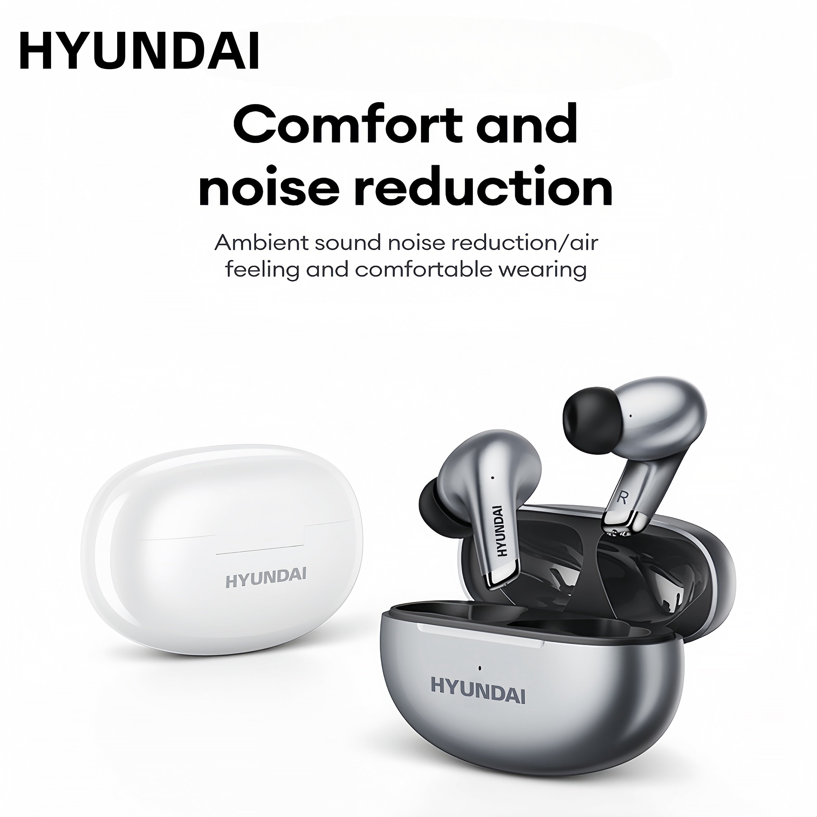 Wireless Earbuds with Low Latency Noise Isolation Rechargeable Battery for Gaming Sports Music