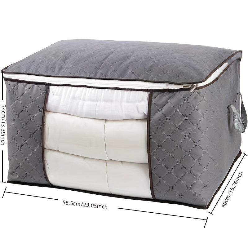 Extra Large Non-Woven Cotton Quilt Storage Bag for Comforters and Bedding