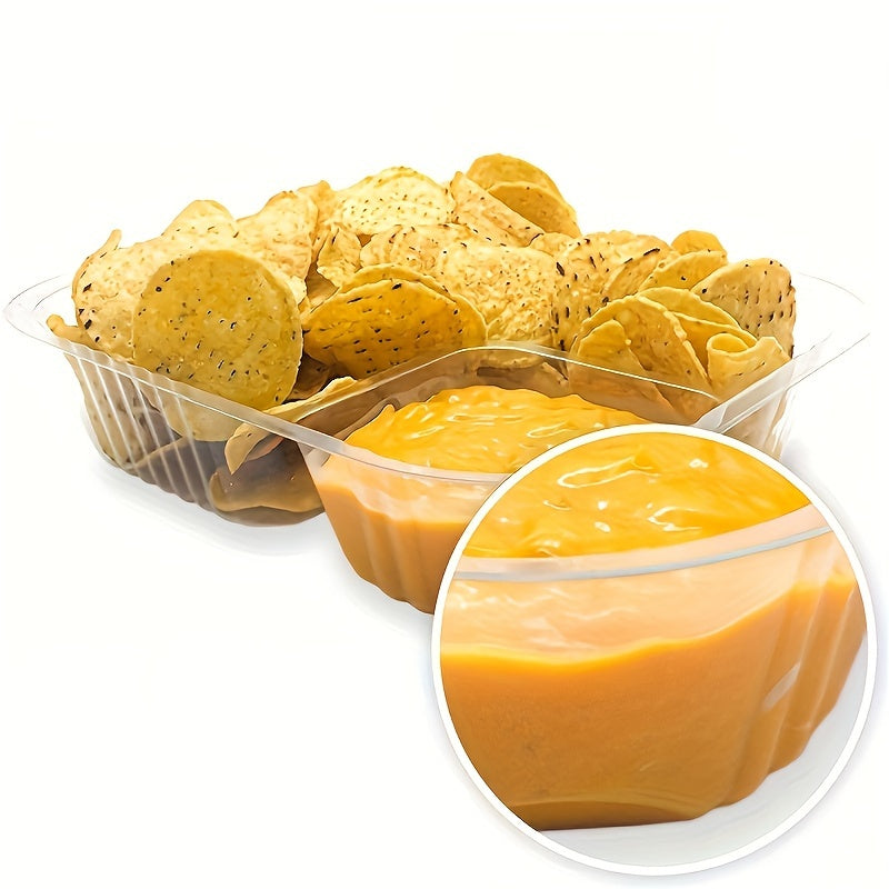 32-Pack 12oz Disposable Plastic Nacho Trays for Dips, Movie Nights, Parties