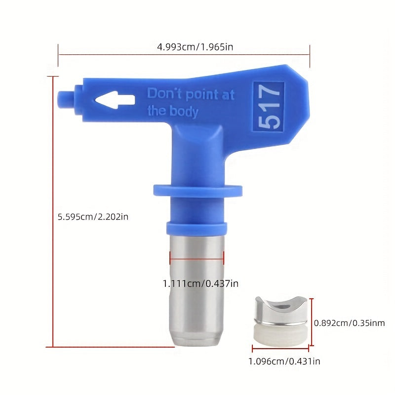 1 dona Yuqori samarali ko'k nozzleli havo bo'shligi bo'yash quroli - turli yuzalar uchun aniq qo'llash, mustahkam plastik/metall dizayn, elektr energiyasi talab qilinmaydi.
