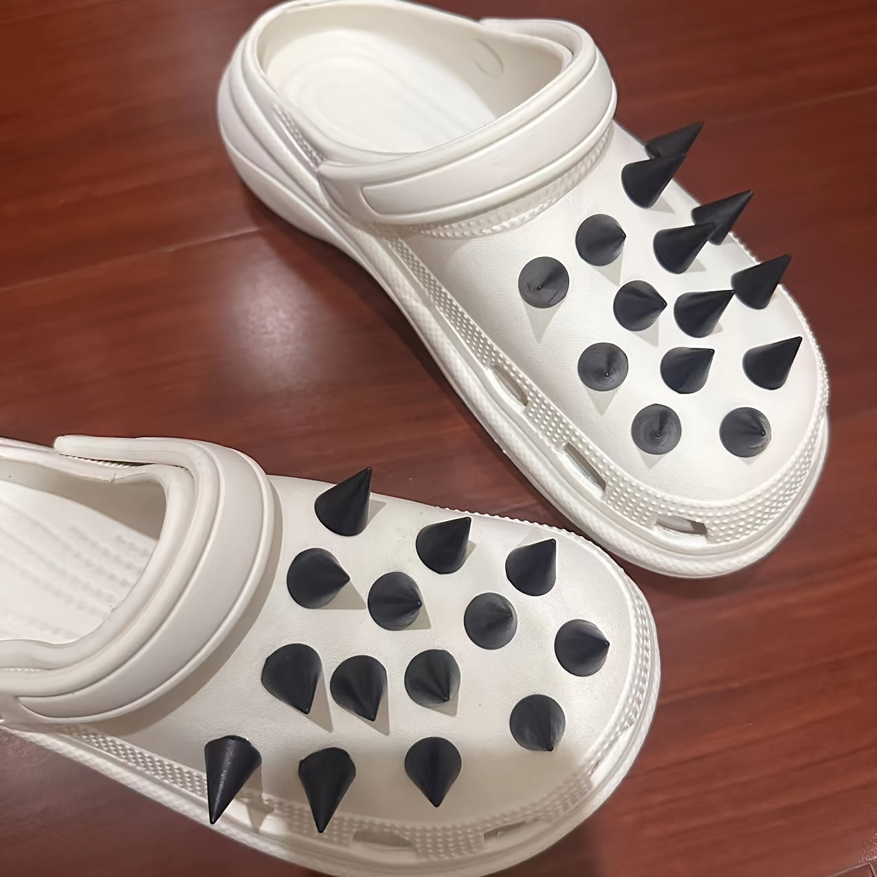 10pcs Punk Style Shoe Charms Set PVC Decorations for Boots Jewelry Watches