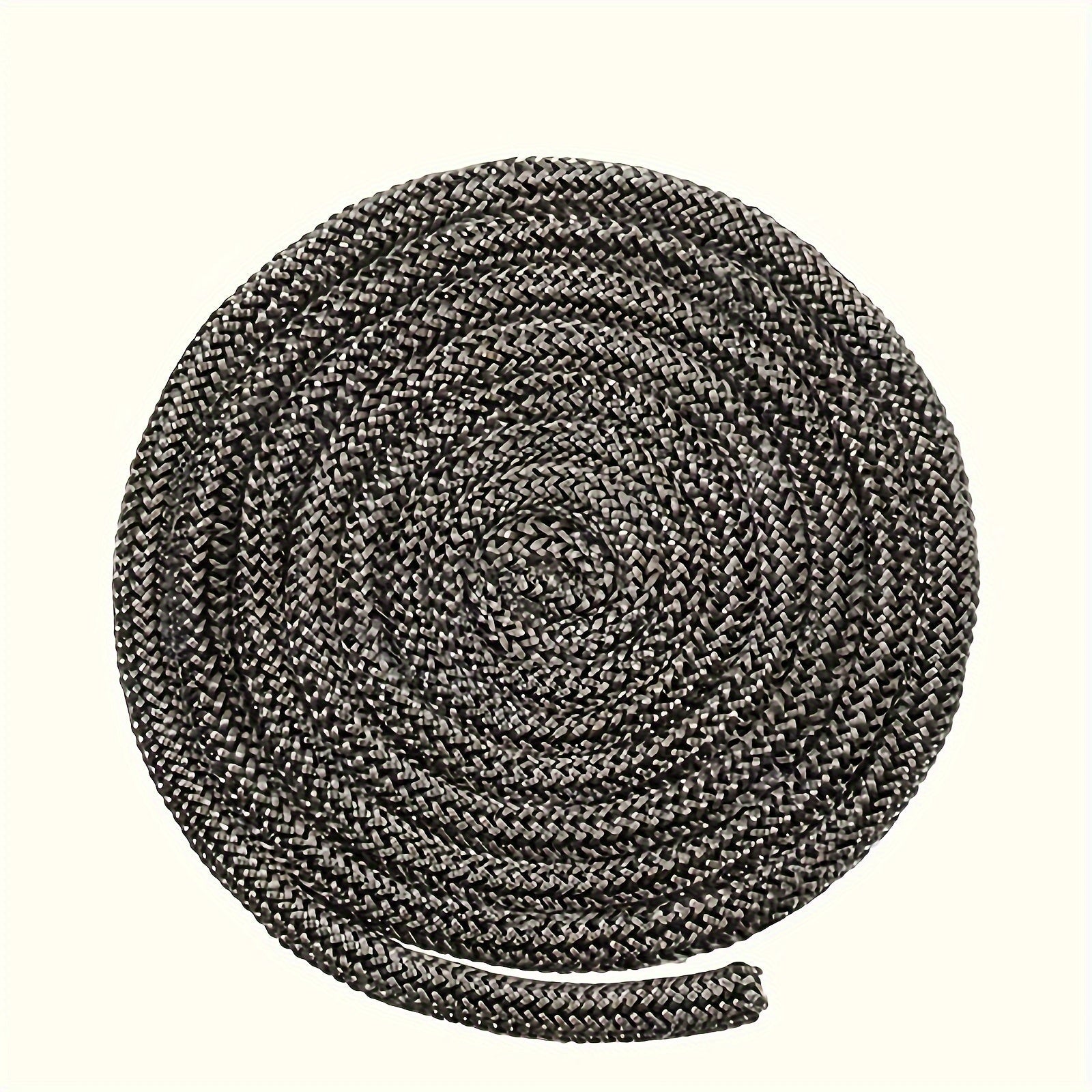 Vintage Glass Fiber Rope Seal for Wood-Burning Stove Doors Durable Heat Resistant Gasket