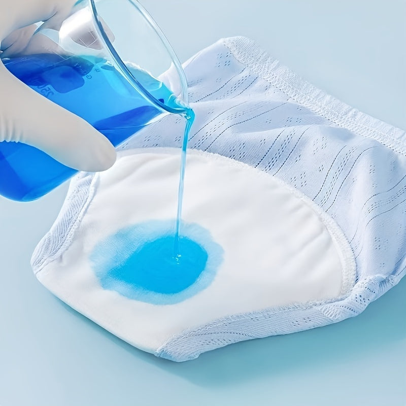 Olti oddiy rangli trening shimlari, yuvilishi mumkin bo'lgan o'rganish shimlari, nafas oladigan trening pamperslari.