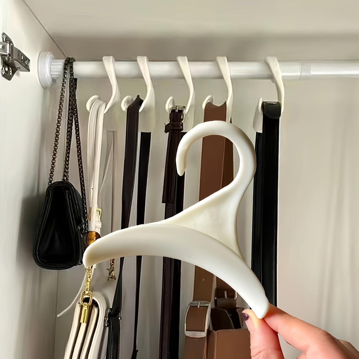 12-Donali plastik sumka tutqichlari, sumkalar, shalvarlar va totelar uchun, kundalik uslubda