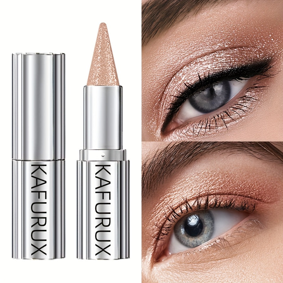 Women Sparkle Eyeshadow Pencil Glitter Finish Eye Makeup Brown